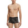 Calvin Klein Ss23 Geometric Print Breathable Low-Rise Boxer Shorts Men Underwear Dark-Gray NB3321-5VE