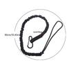 Ausziehbarer Werkzeug-Lanyard mit Schnallenband Anti-Absturz Werkzeug-Sicherungsleine Sicherheitsseil Bauwesen