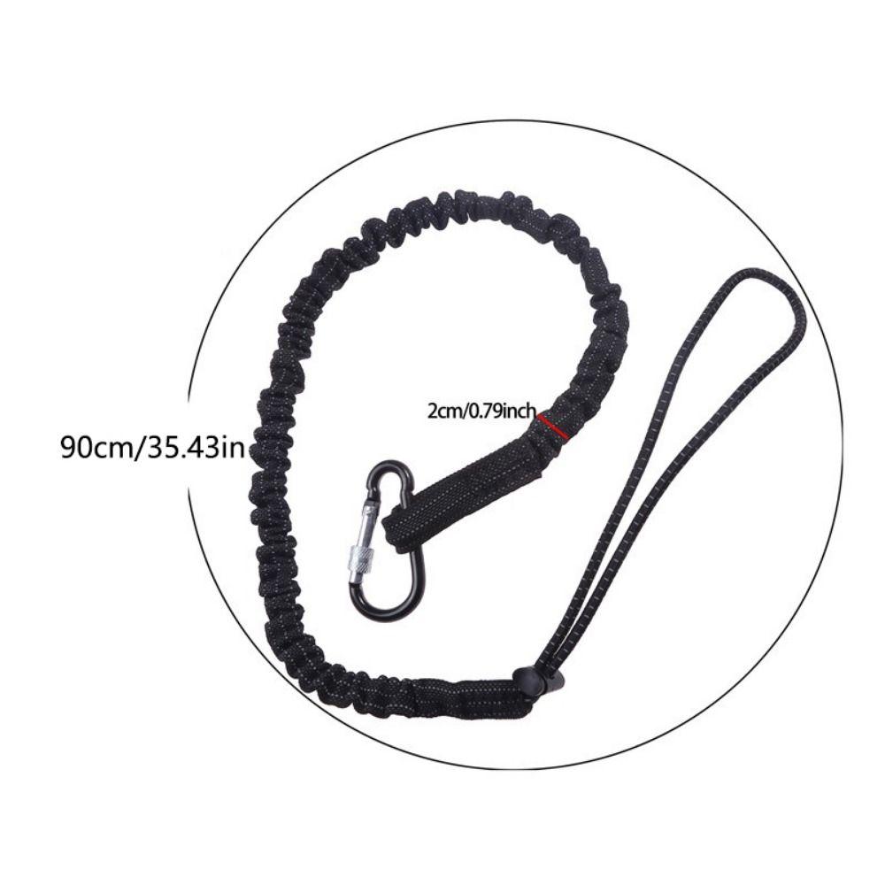 Ausziehbarer Werkzeug-Lanyard mit Schnallenband Anti-Absturz Werkzeug-Sicherungsleine Sicherheitsseil Bauwesen