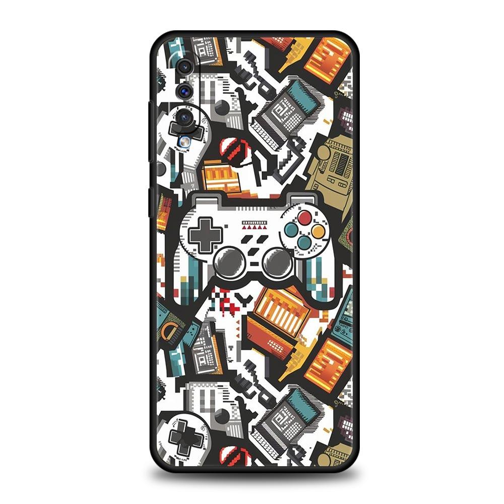 Game Controller Graphic Phone Case for Samsung Galaxy A56 A36 A26 A16 A34 A24 A42 A22 A20 A12 A40 A30 A10 Soft TPU Cover Shell