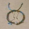 Handwoven Hetian Jade Multilayer Women's Bracelet - Retro Luxury Ethnic Design