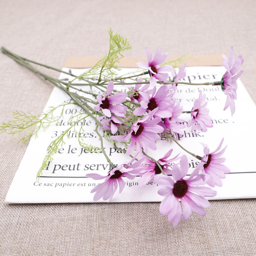 Artificial Daisy Single Stem High Simulation Vivid Decorative for Wedding Bedrooms Parks Offices