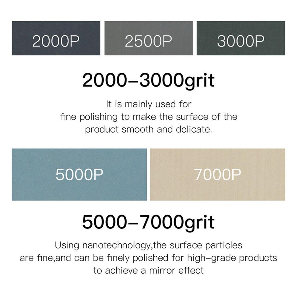 23*9.3cm Sandpaper Car Maintenance Excellent Flexible