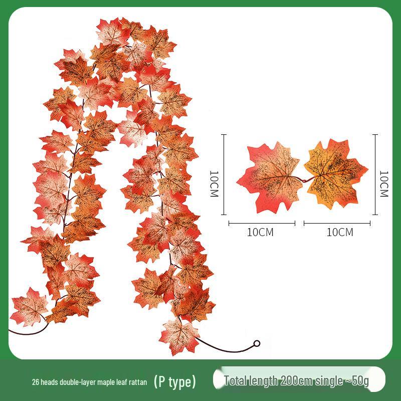Skladem Podzimní a Halloweenská dekorace z javorových listů pro Vánoce a Den díkůvzdání