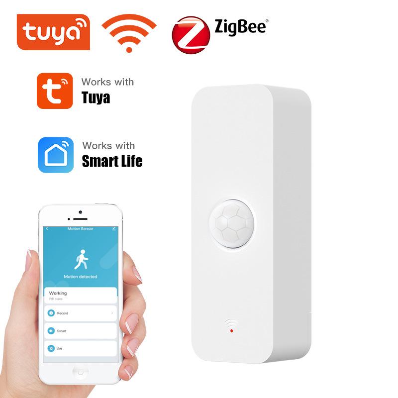 Умный ИК-датчик движения человека WiFi/Zigbee с оповещениями на мобильный телефон для домашней безопасности WiFi Version