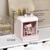 Cute Girly Claw Machine Pen Holder Creative Student Desktop Stationery Storage Box Multi-function Plush Doll Storage Box New