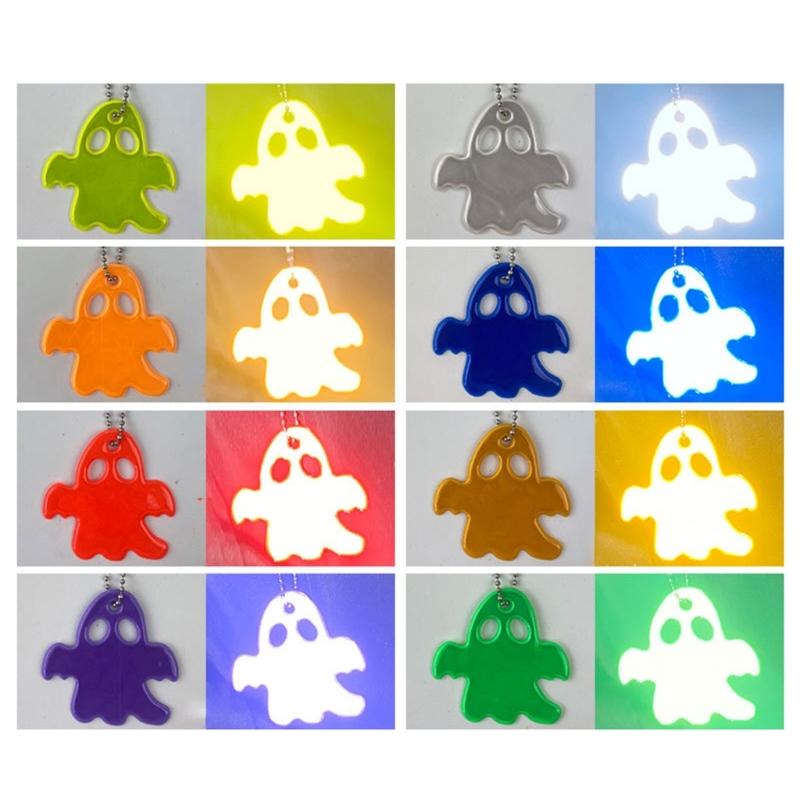 Reflectors Keychain for Strollers Ghost Style Reflective Pendant for Kids Adults