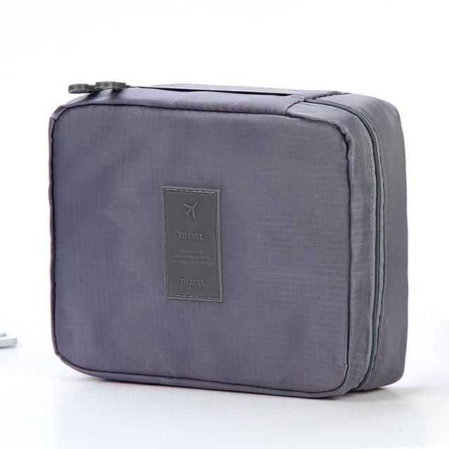 Multifunktionale Reise-Make-up-Tasche für Mädchen, wasserdichter, tragbarer Kosmetik-Organizer mit mehreren Fächern für Damen