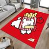1PC French Fries Tomato Extra Large Non-Slip Floor Carpet, Office, Family, Bedroom, Studio - Large Area Rug Indoor Rugs, Vibrant Colors-A305