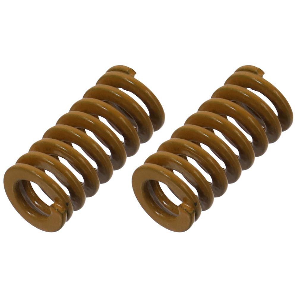2Pcs Useful 8/10mm OD 3D Printer Die Spring Yellow Mould Die Springs Light Load Compression Springs 3D Printer Electric Part