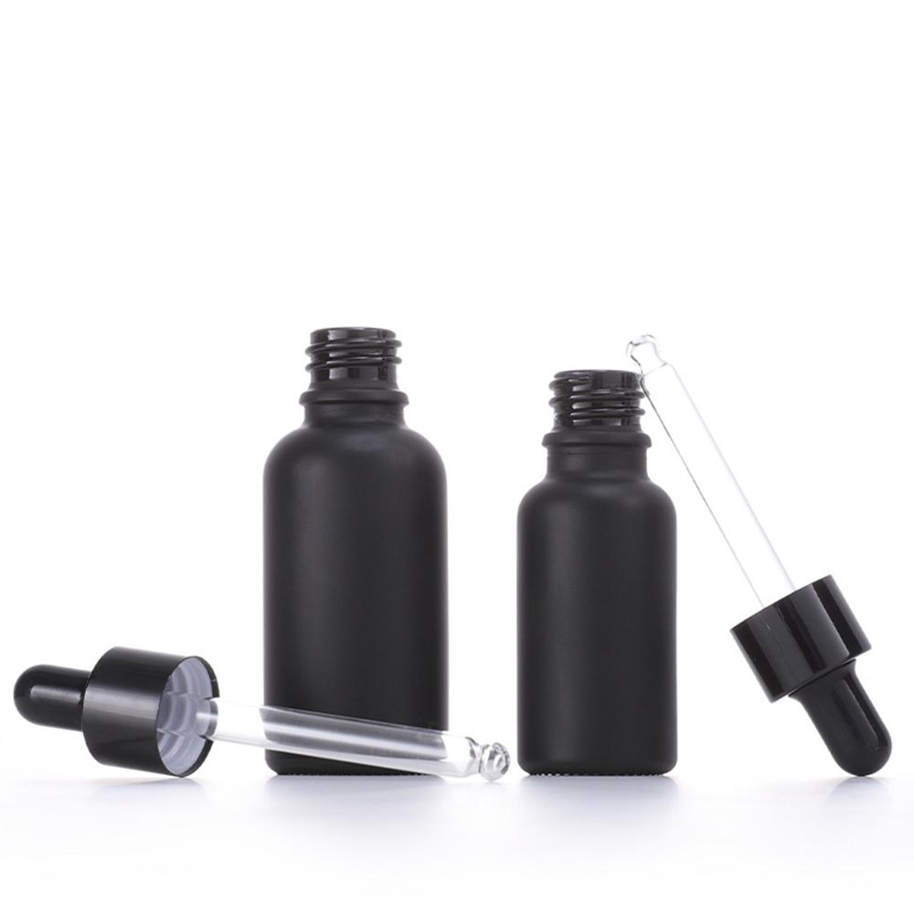10ml 30ml 50ml 100ml Dropper Glass Bottle Fine Oil Bottle Scrub Black Light Avoidance Glass Cosmetics Separate Bottling