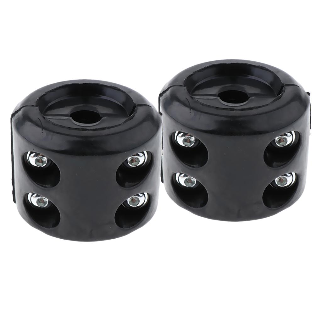 Wciągarka ATV UTV Gumowa Linka Kabel Podnośnik Stoper Gumowa Podkładka Stoper Haka Kablowego Trwała i Amortyzująca Gumowa Praktyczna Czarna