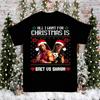 Bret Hart vs Shawn Michaels Rivalità T-shirt di Natale S-4XL ZL446 T-Shirt Unisex