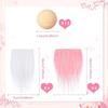 24pcs Valentine's Day Gnome Beard Making Costume Kit, DIY Craft Kit for Handmade Projects, Perfect for DIY Crafts