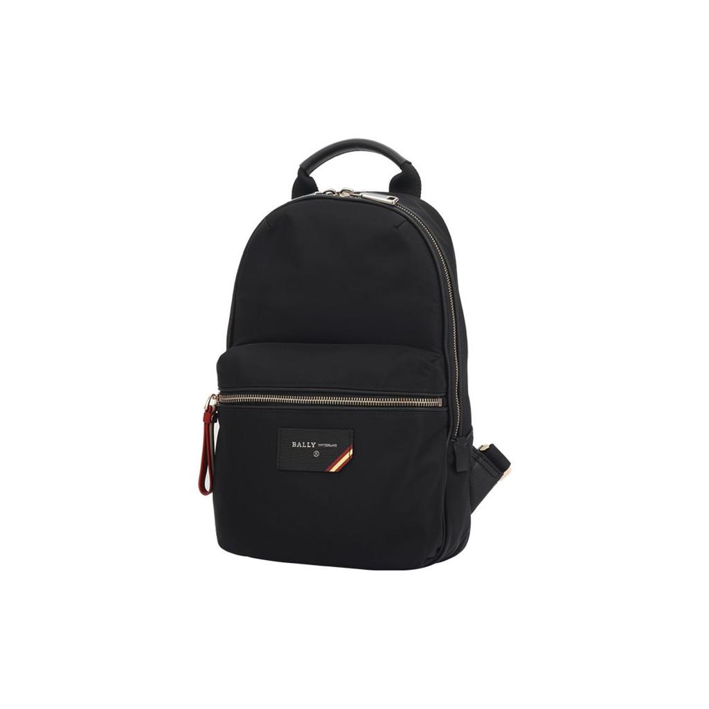 Bally Logo Pattern Nylon Tote Shoulder Bag Men Bags Black FUSTON-00
