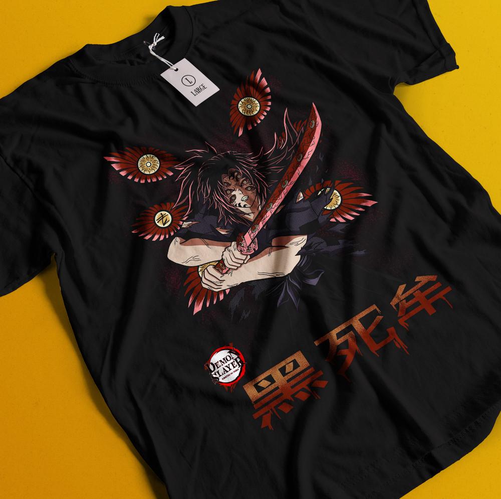 Demon Slayer Shirt Kokushibo Upper Moon 1 Tshirt Zenitsu T-Shirt Muzan Tanjiro