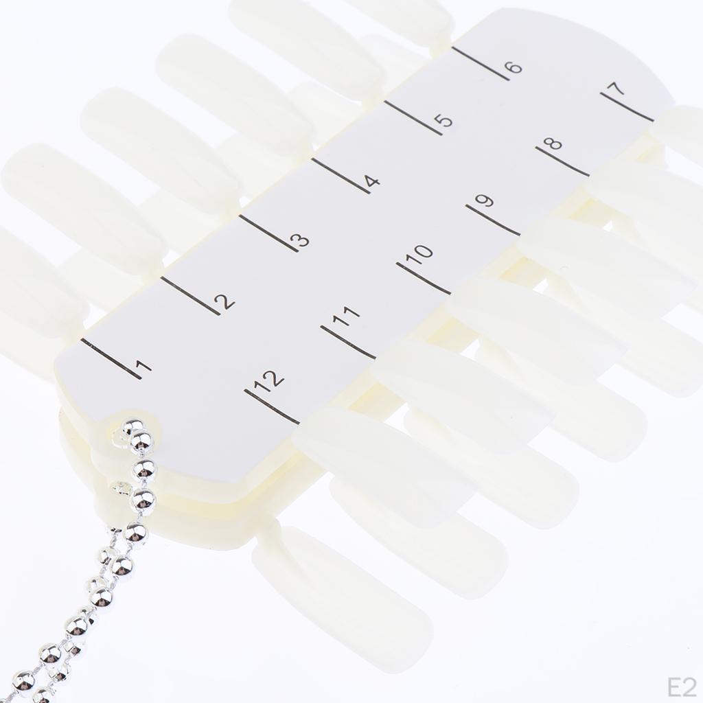 100pcs False Nail Sticks Polish Gel Salon Display Chart Practice Tool