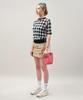 MAYOL Check Short Sleeve Crew Neck Knit_Black