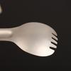Cuillère à long manche pour le camping Acier inoxydable léger Résistance à la corrosion Spork/cuillère Portable Pique-nique Camping Vaisselle pour le dîner