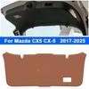 For Mazda CX-4 CX5 CX-5 2016-2025 Car Trunk Tailgate Protection Pad Trunk leather Anti-dirty Waterproof Backplate Protective Pad