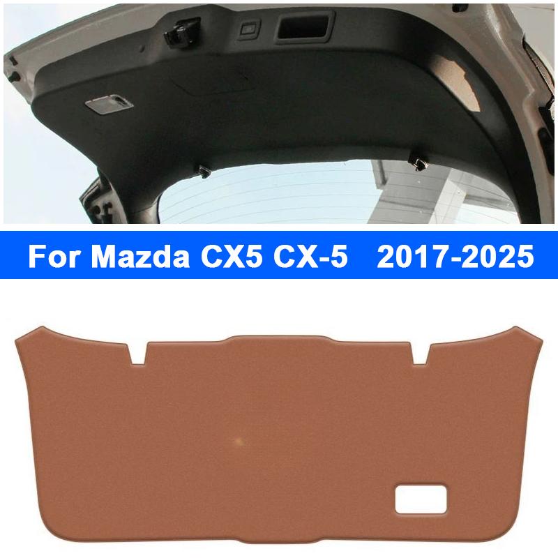 For Mazda CX-4 CX5 CX-5 2016-2025 Car Trunk Tailgate Protection Pad Trunk leather Anti-dirty Waterproof Backplate Protective Pad