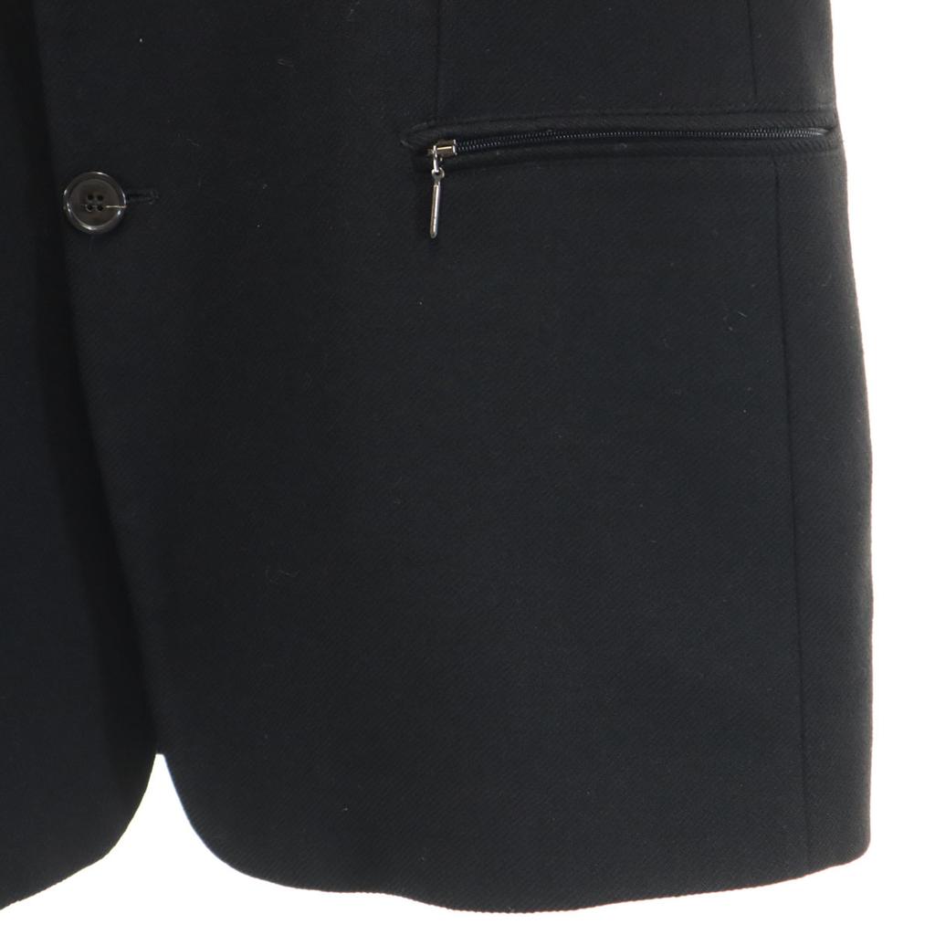 Emporio Armani Made In Italy Wool Jacket 56 Black Biggs Men's Used