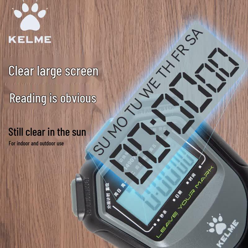 KELME Single Row 2-Track Stopwatch Timer