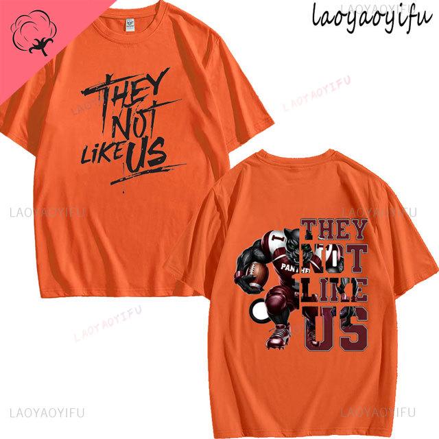 They Not Like Us Theme Print Tshirt Mens Womens Fashion 100Cotton Short Sleeve ONeck Breathable Tee Summer Casual Tops