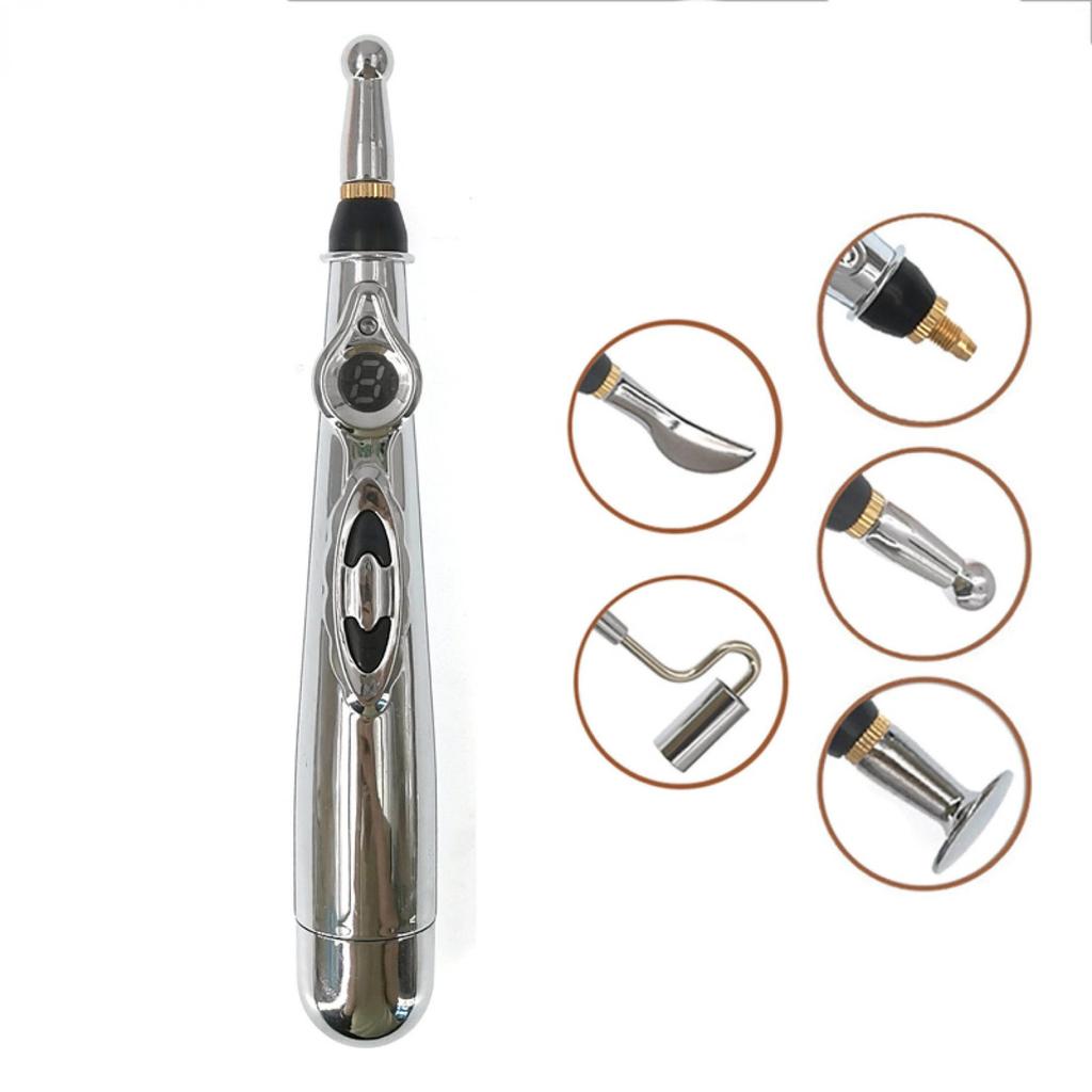 Electronic Acupuncture Pen Acupuncture Point EMS Massager Muscle Stimulator Physiotherapy Device TENS Pulse Electrostimulator Personal Health Care