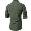 Men's Cotton Long Sleeve Shirt Casual Beach T-Shirt
