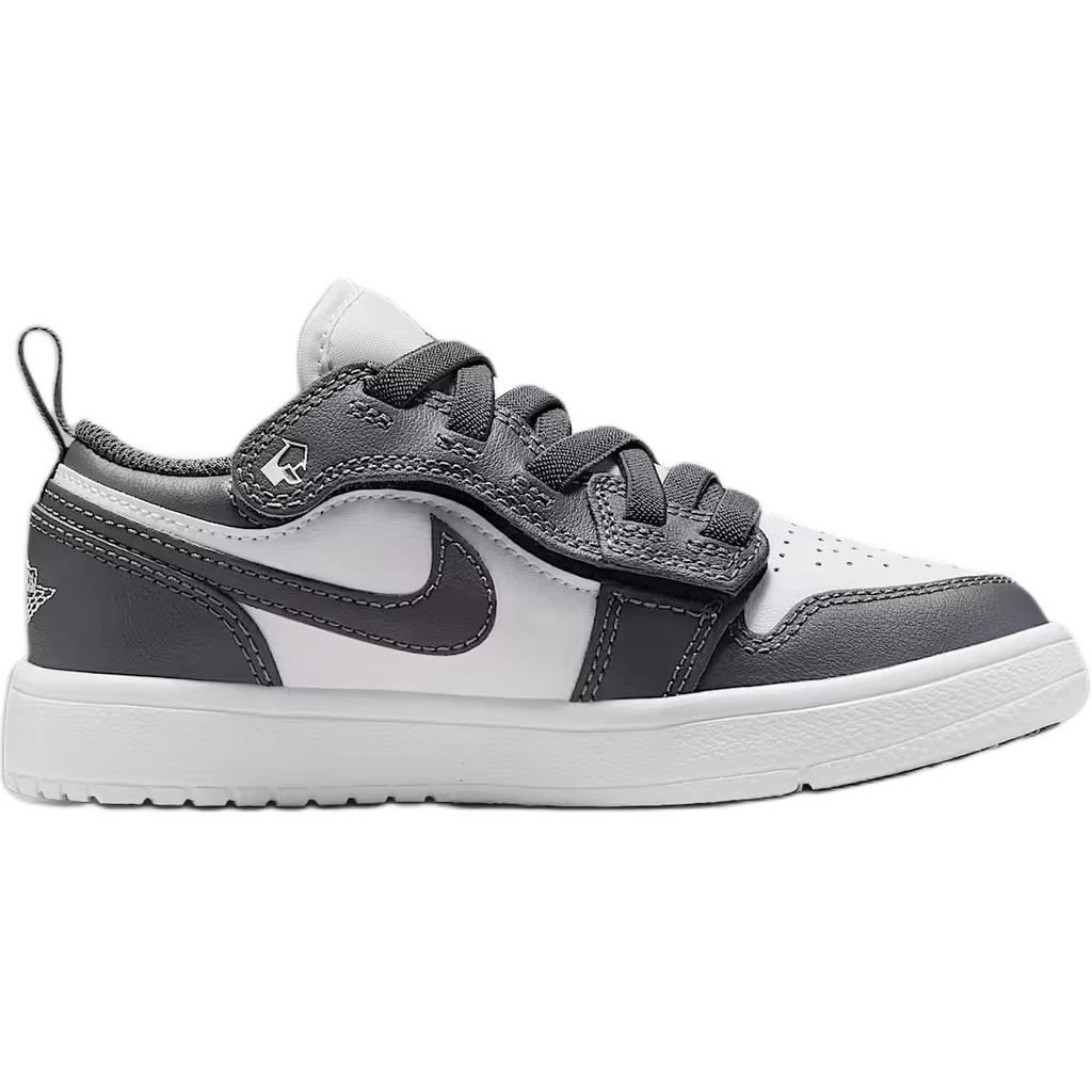 New Jordan 1 Abrasion Resistant Low Top Kids' Skateboarding Shoes Iron Gray Kids' DR9748-044