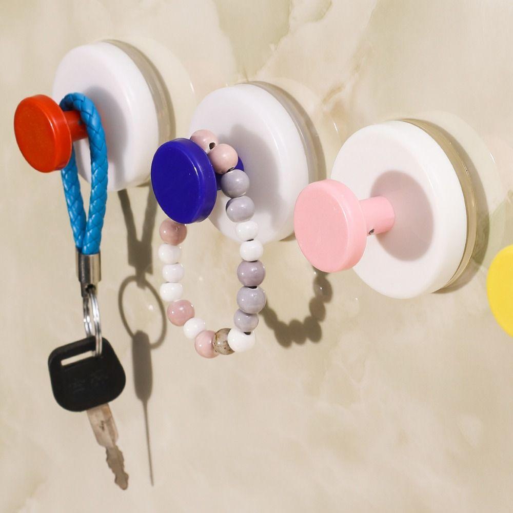 1/2Pcs Heavy Duty Suction Cup Hook Punch-Free Hanger Hooks Towel Hanger  Bathroom Accessories