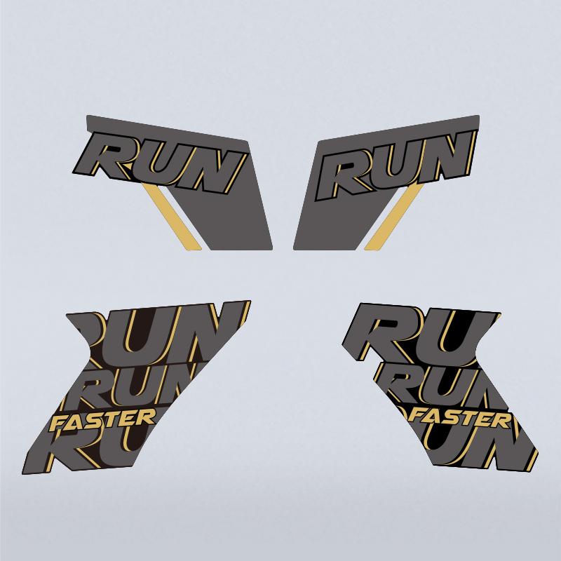 For 2025 CFMOTO 750SR-S Fixed Wing Stickers 3M Adhesive High-Density Vinyl Precision-Cut Anti-Slip Mod Parts