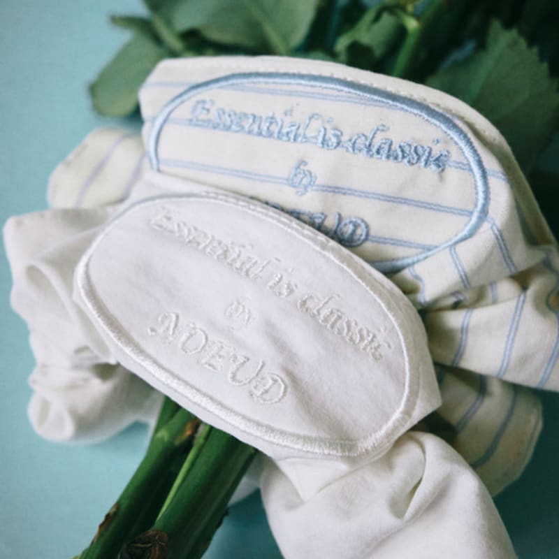 

Основной хлопковый узел-скранч Stripe