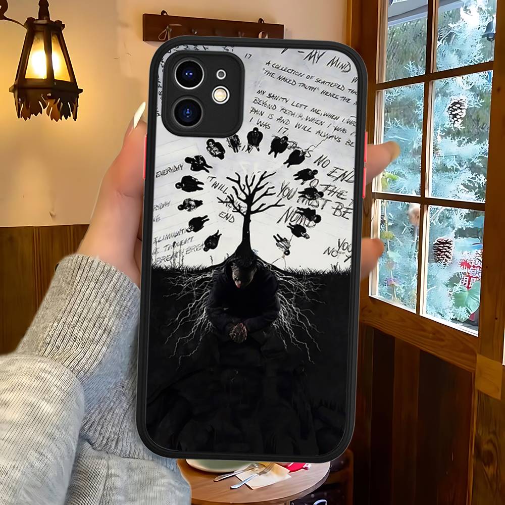 

Чехол для iPhone Air 16 15 14 Plus 13 12 11 Pro Max Матовый Гелевый Ударопрочный Чехол для Телефона Rapper X-XXXTentacionS iphone 15 plus