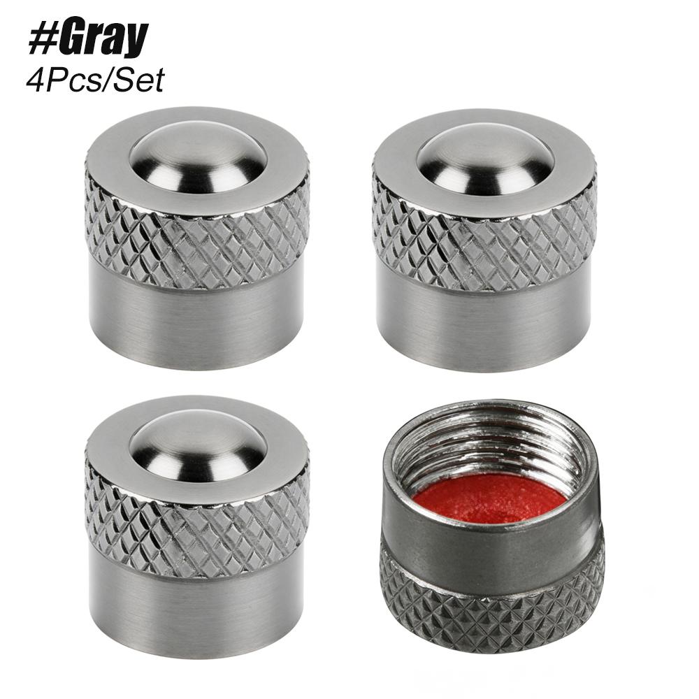 4PCS Tire Valve Stem Caps with O Rubber Ring, Tire Valve Caps for Car Tires Universal Stem Covers for Car Leak Proof Stem Cover