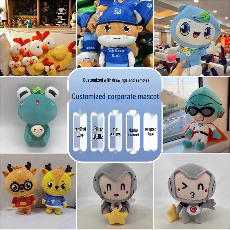 

Custom Plush Panda Mascot Toy Doll & Pillow 25 cm