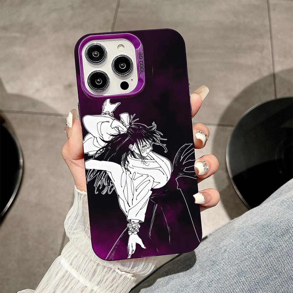 JJK Utahime Iori Purple Translucent Mobile Phone Case for iPhone 17 16 15 14 13 12 11 X XR XS Air Pro Max Plus Colorful Cover