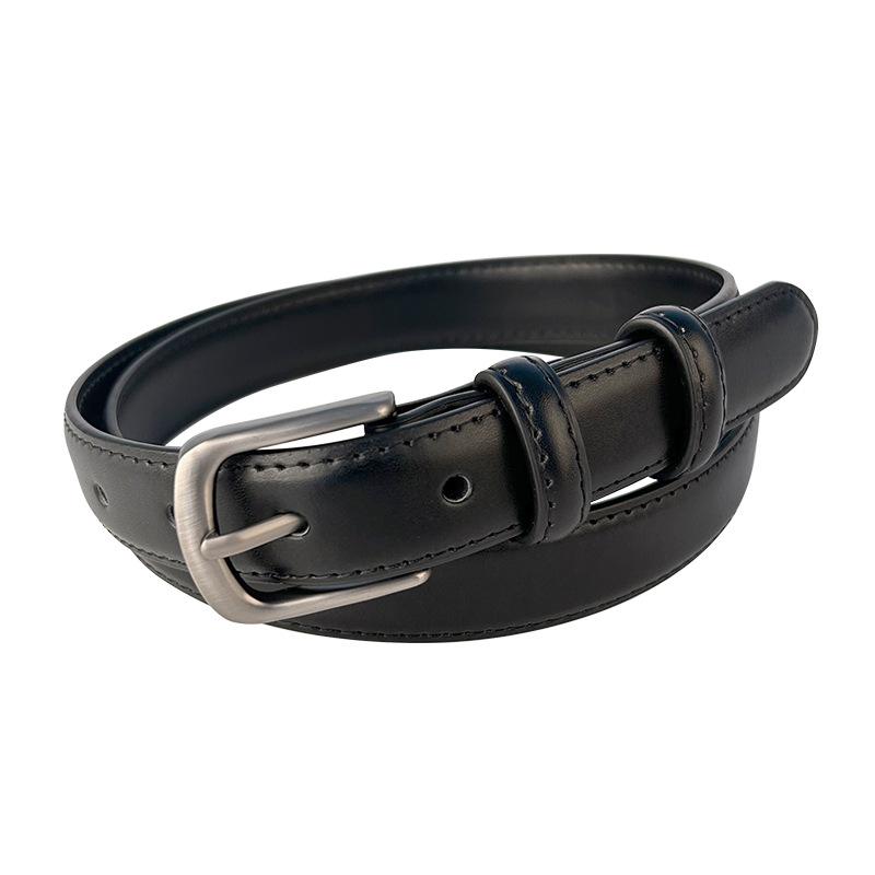 Leather Belt Ladies Cowhide Belt Retro Casual Belt Women'S Belt