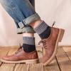 5 Pairs of Men's Winter Super Thick Matching Color Wool Tube Socks