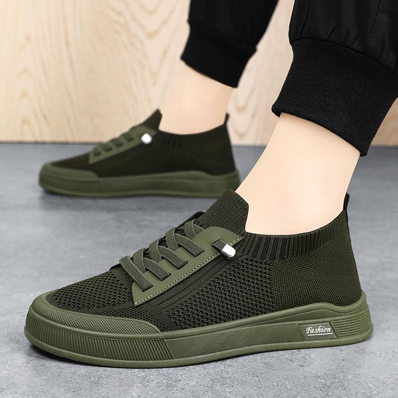 Men's Casual Sneaker Summer Men's Shoes Breathable Soft Elastic Band Outdoor Walking Sports Casual Shoes Free Shipping