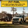 Fit 2011- Ford Super Duty 5Th Wheel Puck Cover Plug Hitch Trim Ring Kit 5PCS