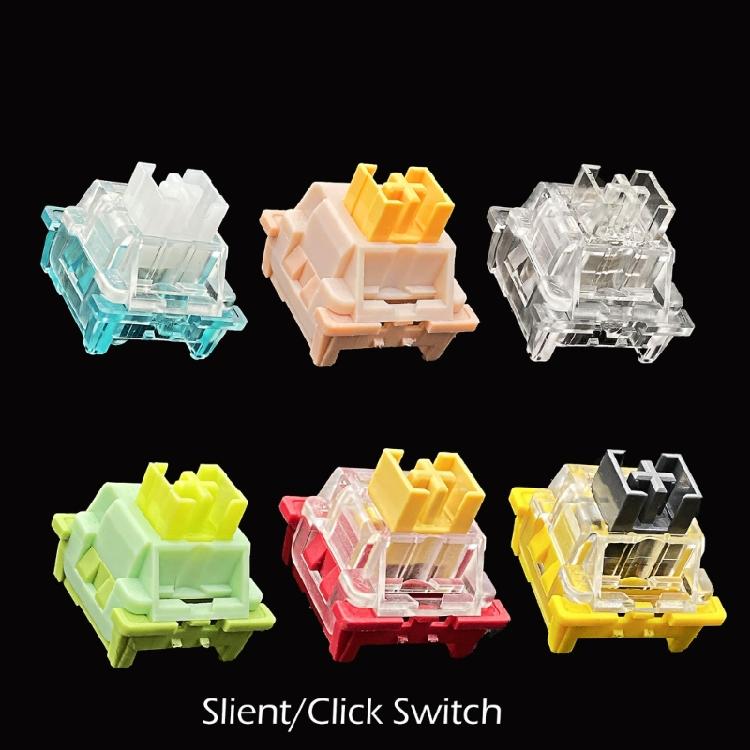 Tastiera con Switch Silenziosi/Clicky Montata su Piastra Switch RGB 3Pin SMD per Gaming