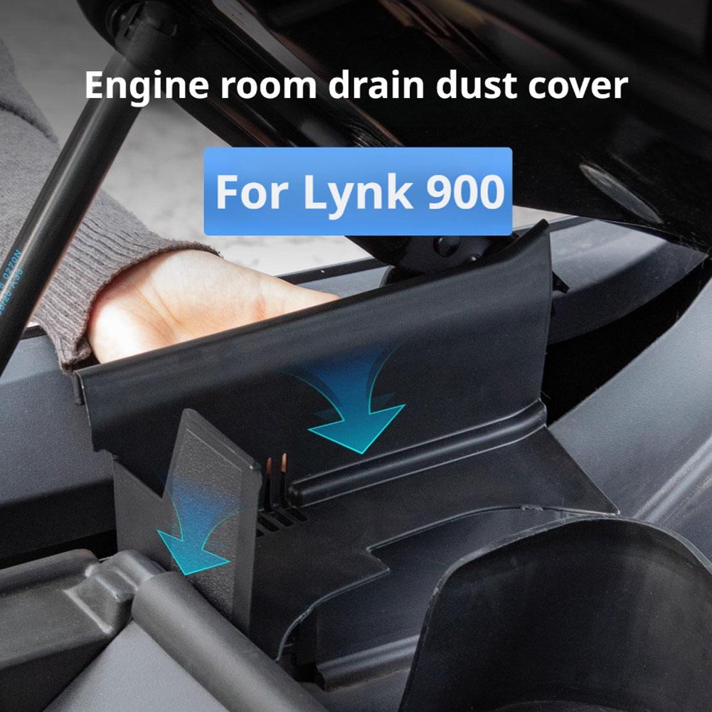  for LYNK&CO 900 Engine Compartment Drainage Dustproof Net Anti Blocking Protective Cover Water Channel Cover Leaf Blocking