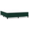 Box Spring Bed without Mattress Dark Green 180 x 220 cm Velvet