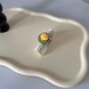 Cute 3D Food Dessert Shaped Resin Rings Adjustable Size Cartoon Design For Girls Daily Wear Party Cosplay Gifts