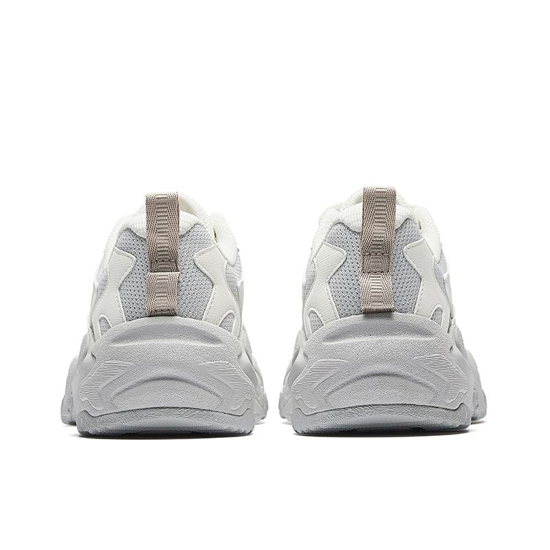Anta Casual Versatile Shock Absorbing Wear Resistant Low Top Dad Shoes Women sneaker White Gray 922538839-1