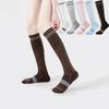 Premium Luxury Knee High Compression Socks Breathable Mesh Women Yoga Running Sports Socks Anti-bacterial