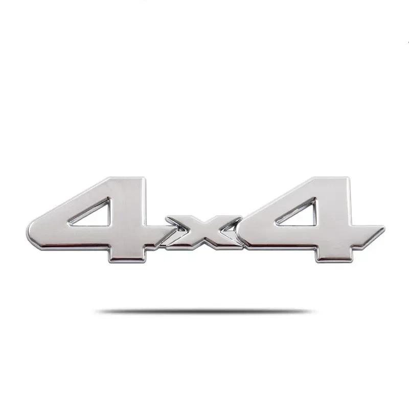 3D Metal 4X4 Logo Car Rear Trunk Fender Emblem Badge Sticker Decals For Toyota Jeep Dodge Car Accessories