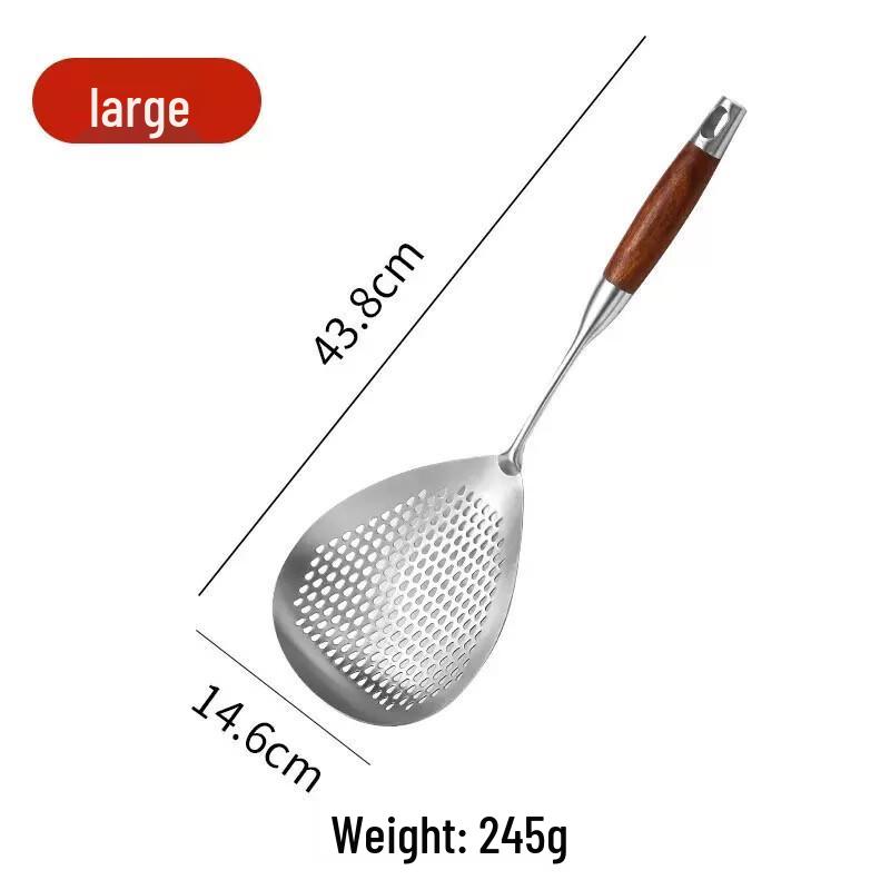 Rosewood Handle Long-handled Skimmer Spoon